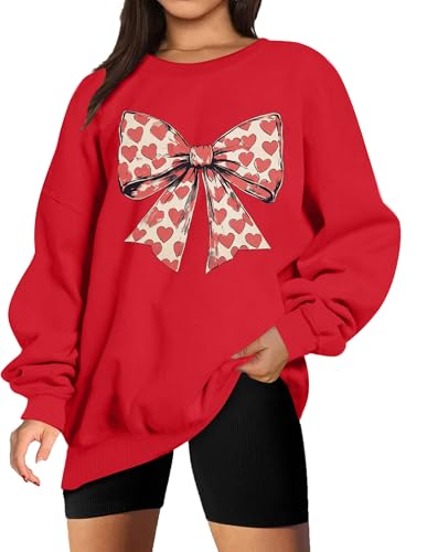 KIMSOONG Valentines Day Love Heart Sweatshirt