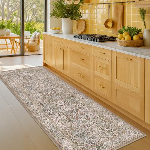 Moss Green 2’6″ x 8′ Runners for Hallways Non Slip rug