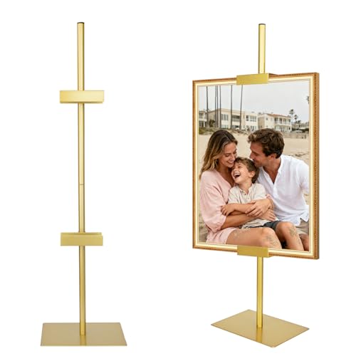 Premium Marble and Metal Easel Photo Frame