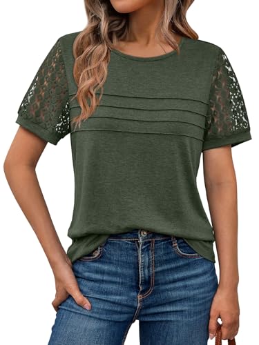 olive green shirt women