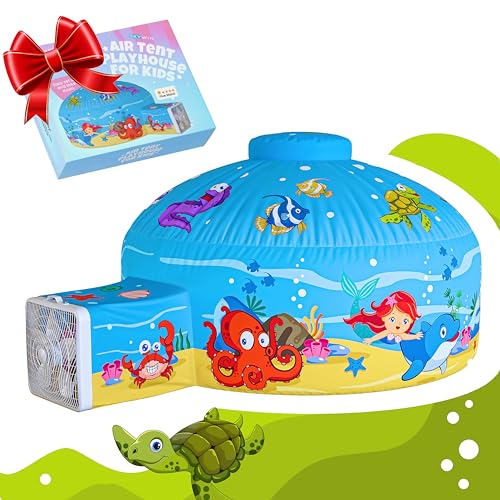 Skywin Air Tent for Kids (77” x 50”) Builds in 30 Sec,