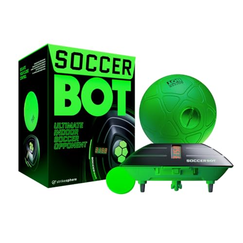Soccer Bot – Ultimate Indoor Soccer Game with Score Tracker and Speed Modes, Soccer Training Toy