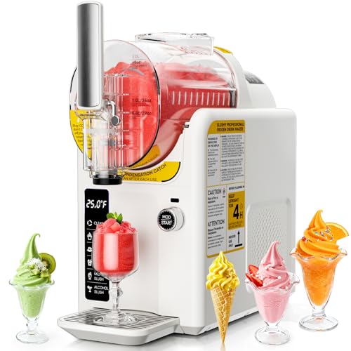 2 IN1 Soft Ice Cream Maker Slushie Machine for Home