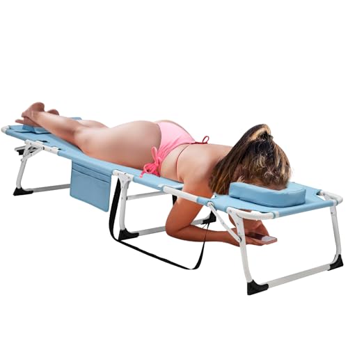DoCred Heavy Duty Tanning Chair with Face Hole