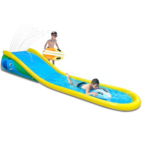 Inflatable Water Slide with Sprinkler for Kids