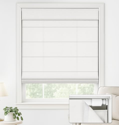 LazBlinds No Drill Roman Shades for Windows