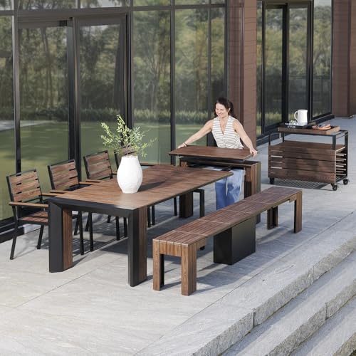 Transformer Table – Extendable Outdoor Dining Set up to 12