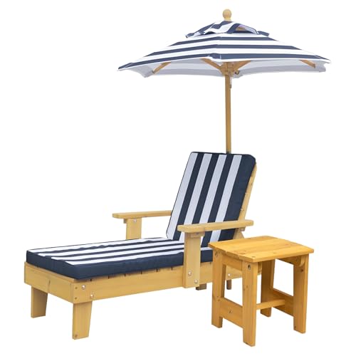KidKraft Outdoor Wooden Chaise Lounge,