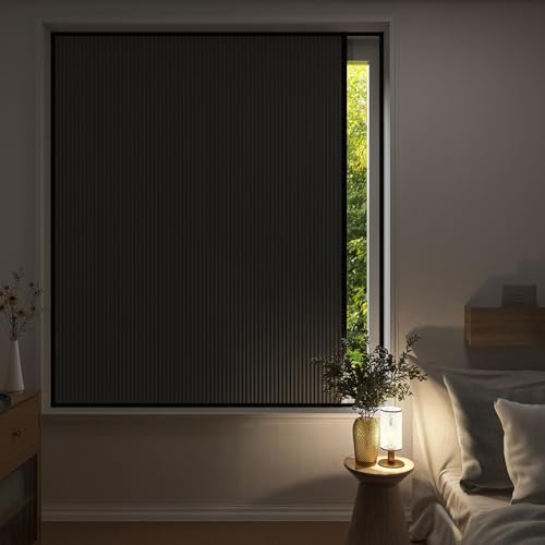 ZSTARR Cellular Shades Cordless Total Blackout Honeycomb