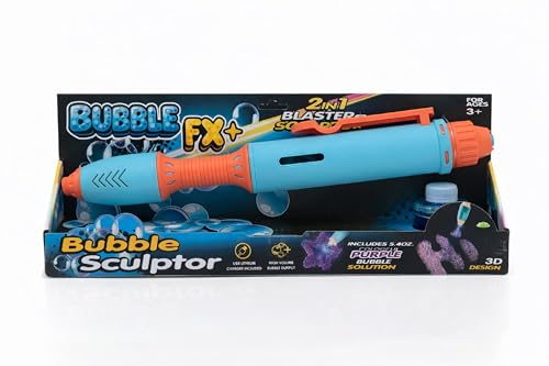 Best amazon Mindscope BubbleFX LED Light Up Bubble Sculptor Pen (Blue/Orange)