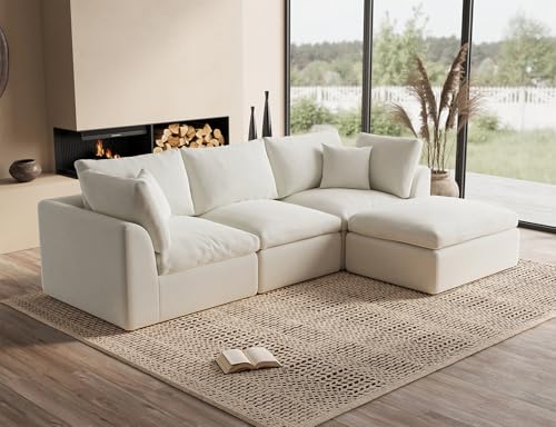 110″ Cloud Sectional Couches for Living Room,