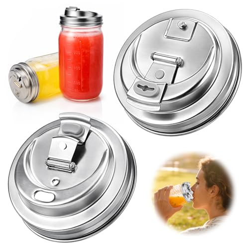 XUNWKONG Mason Jar Drinking Lids